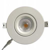 ETL  Lighting sources replaceable led gimble downlight 9w 4 inch recessed led panel light