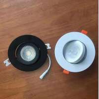 ETL ES Lighting sources replaceable led gimble downlight 9w 4 inch led pot light with 5 years warranty