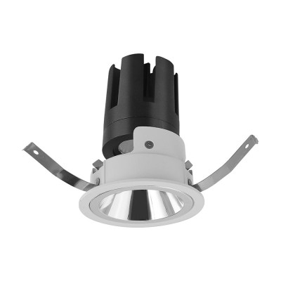 factory direct sale high quality ceiling round square 7W die-casting aluminum COB led recessed downlight