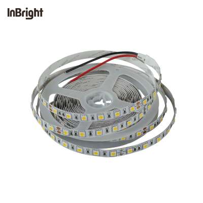 factory direct sale high quality 5m roll 5W 9W 14W DC 12V 24V smd 5050 flexible led strip light