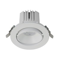 factory direct sale good quality round square die-casting aluminum 20W ceiling COB recessed downlight led